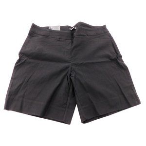 Hilary Radley Women's Extra Large Shorts Black Bermuda Pull On Dressy Work Wear